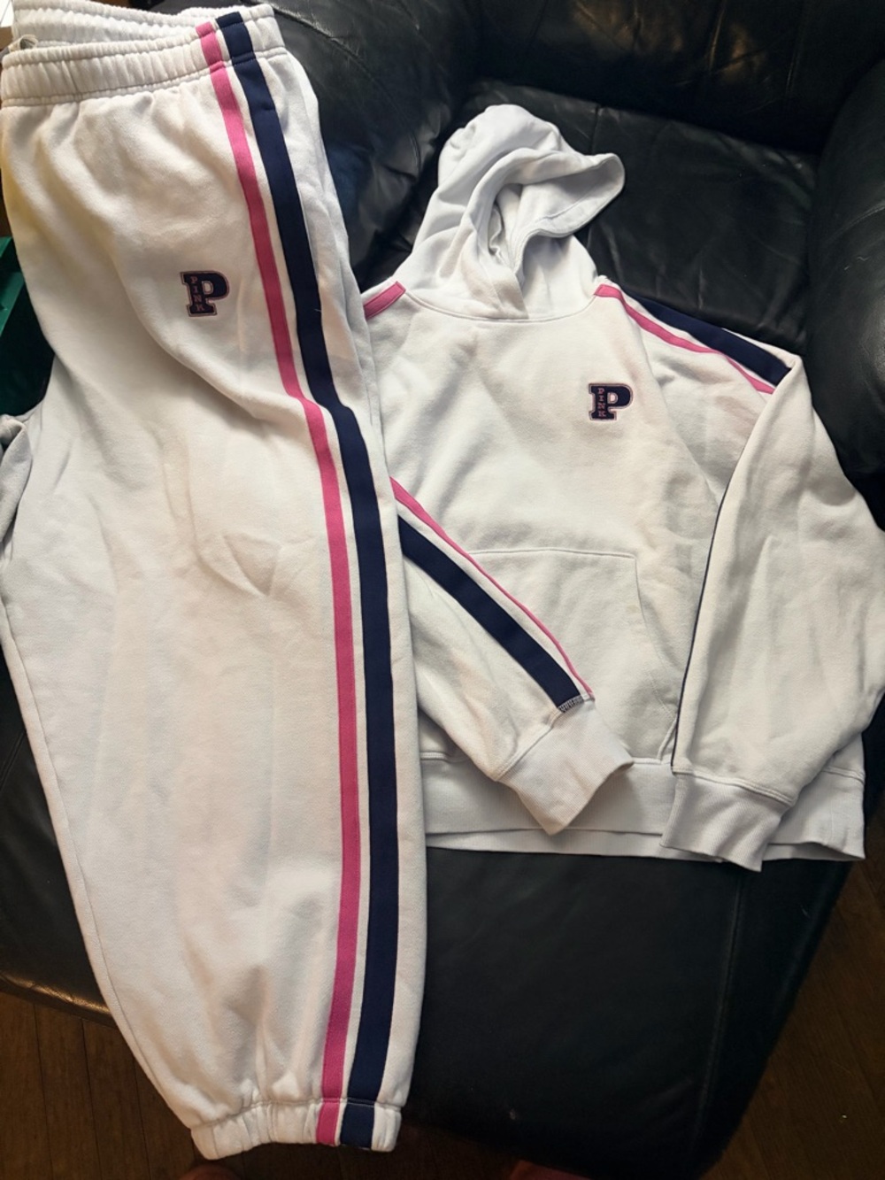 Victoria Secret Pink Light Grey Sweatsuit
